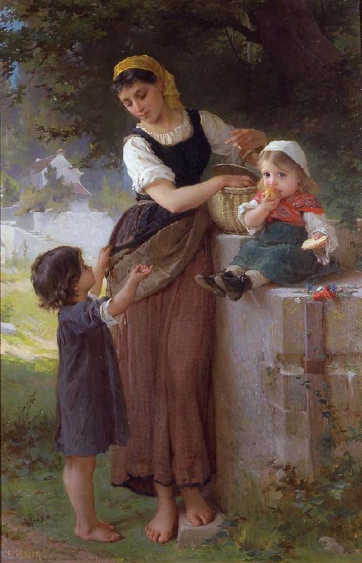 Emile Munier May I Have One Too oil painting picture